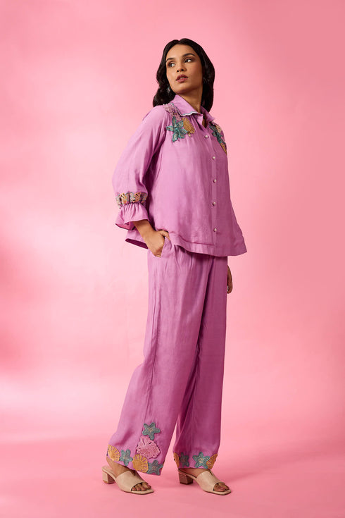 Lilac Shell Co-ord Set