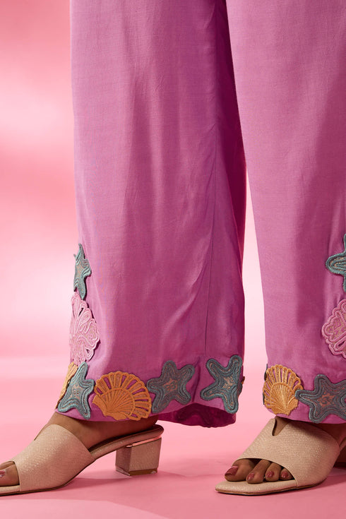 Lilac Shell Co-ord Set