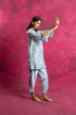 Prakrit Kurta Set in Arctic Blue