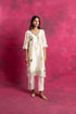 Bahar Kurta Set with Dupatta in Warm White