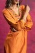 Roopsaar Kurta Set with Dupatta in Pepper Orange