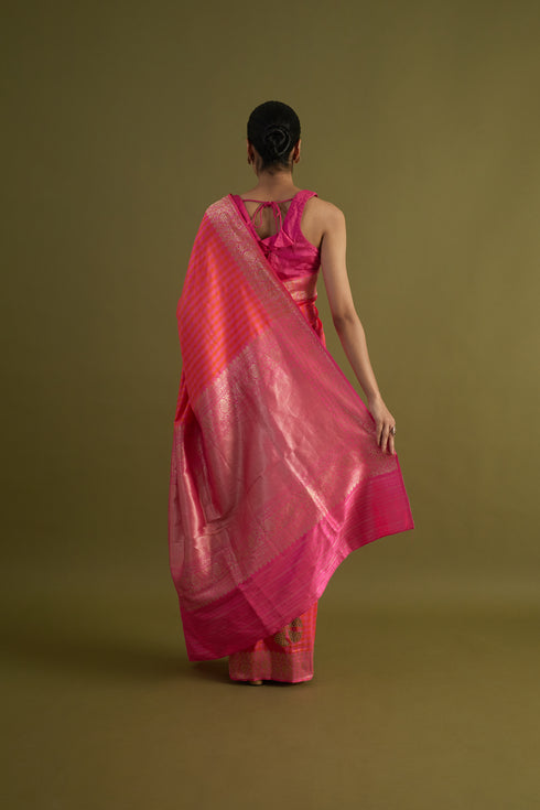 Sakuru Handwoven Silk Saree