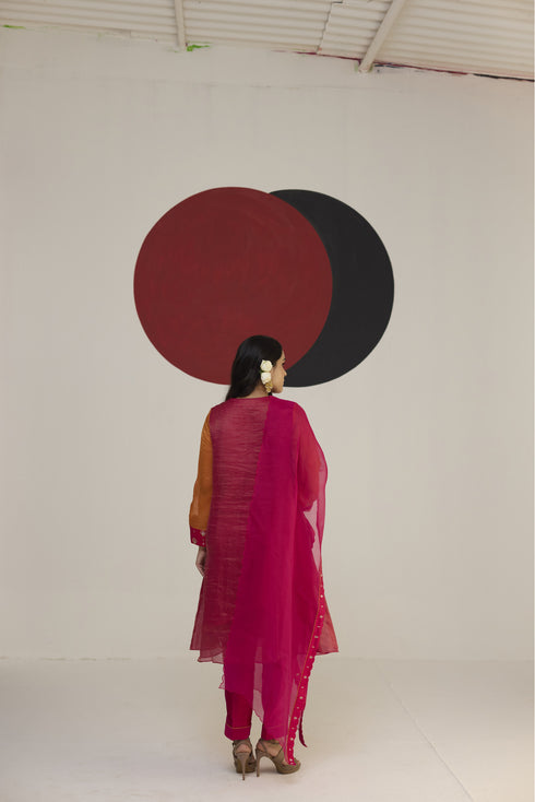 Rajeshwari Suit Set with Dupatta