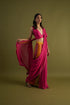 Zinnia Multicolor Sharara Drape Saree