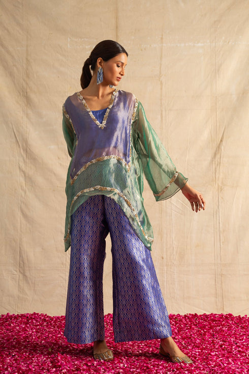 Mugdha Co-ord set in Blue