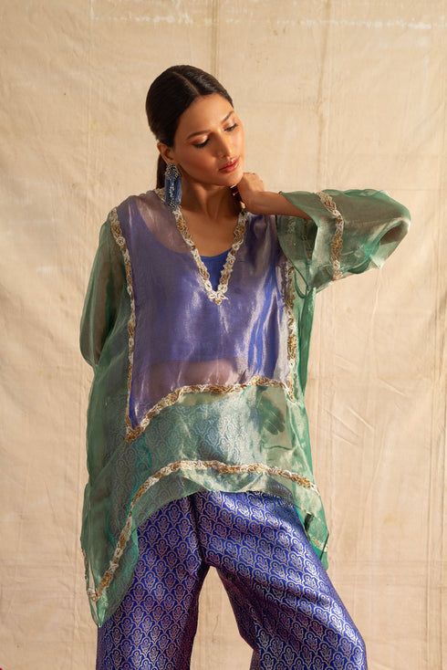 Mugdha Co-ord set in Blue