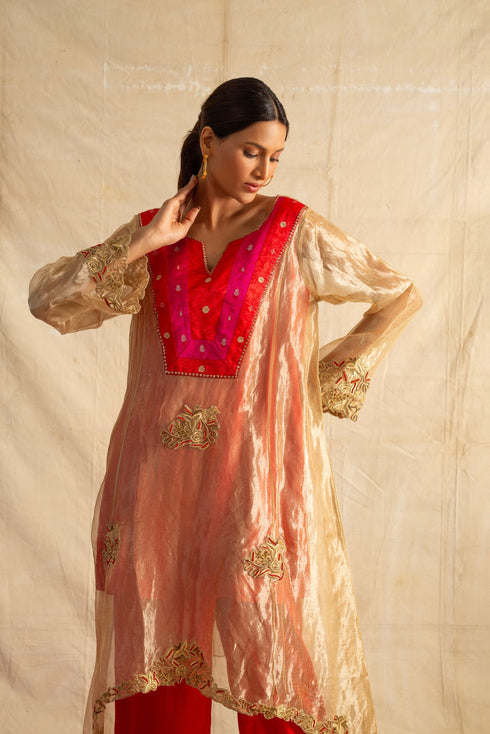 Tarini Suit Set in Red