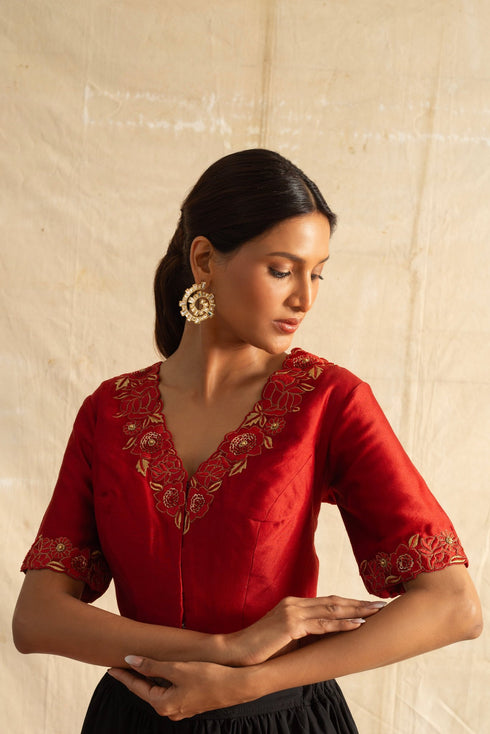 Alhambra Cropped Blouse