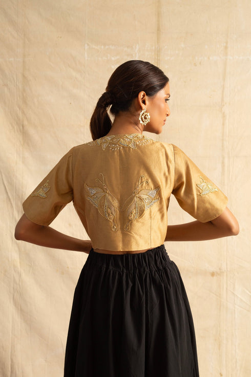 Shalimar Cropped Blouse