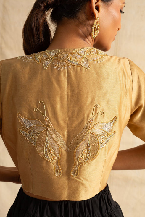 Shalimar Cropped Blouse