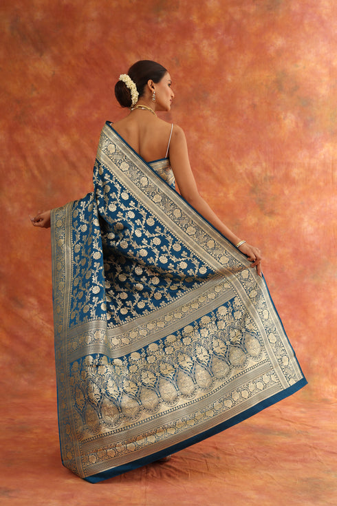 Bluebell Handwoven Saree