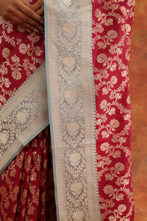 Dahlia Handwoven Saree