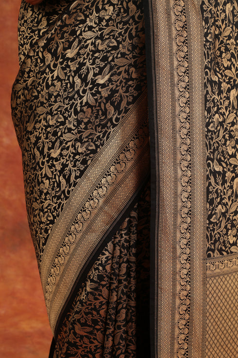 Persian Lily Handwoven Saree