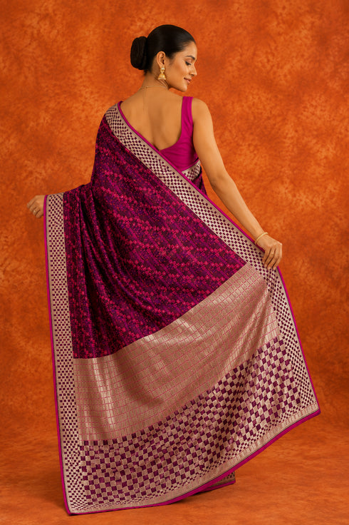 Ivy Handwoven Silk Saree