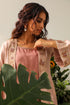 Noorani Onion Pink Chiniya Silk Coord Set