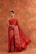 Geranium Silk Saree