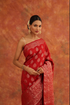 Geranium Silk Saree