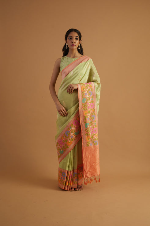 Kalpi Handwoven Silk Saree