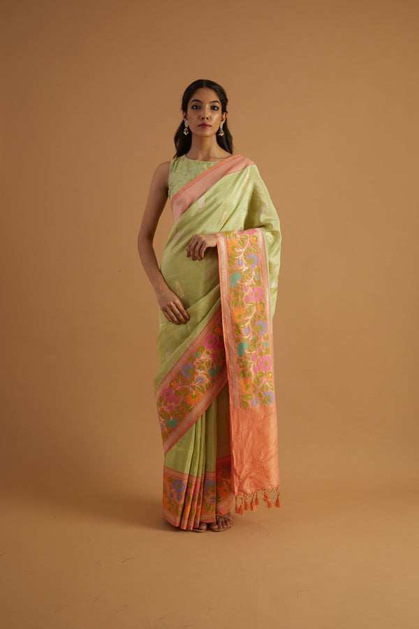 Kalpi Handwoven Silk Saree