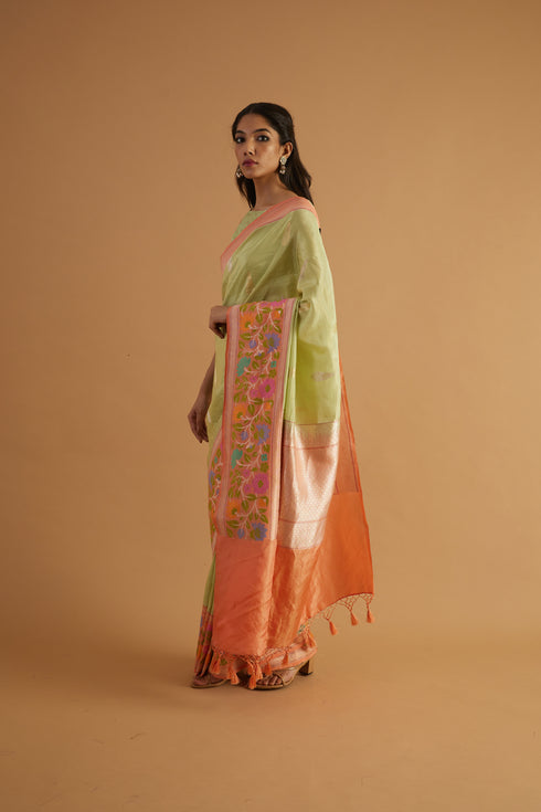 Kalpi Handwoven Silk Saree