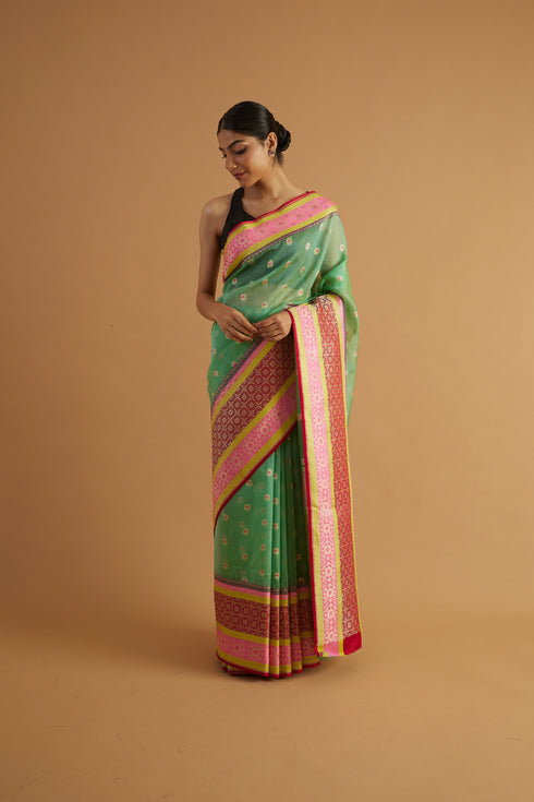 Somnath Handwoven Silk Saree