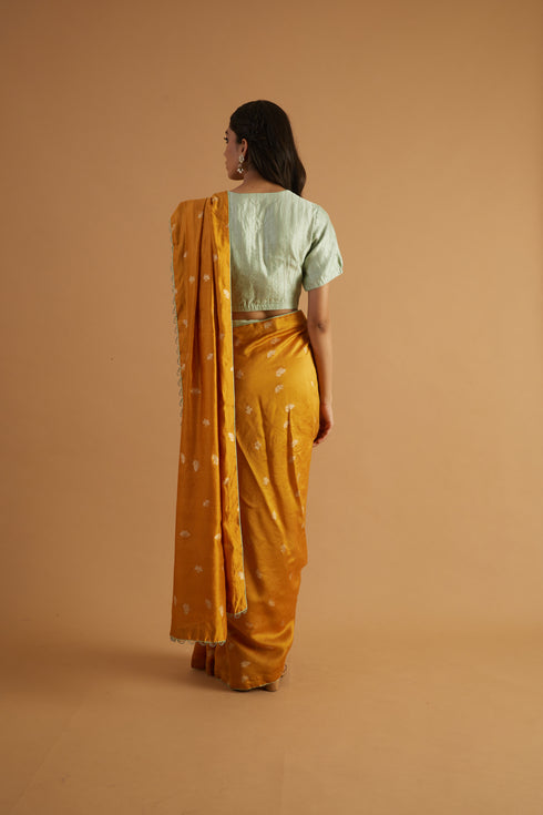 Calendula Silk Drape Saree