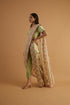 Cherry Blossom Embroidered Drape Saree