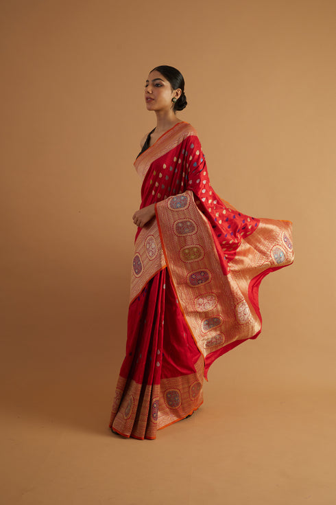 Rajkot Handwoven Silk Saree