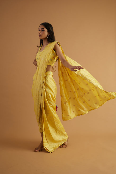 Tulipa Silk Drape Saree