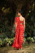 Hibiscus Drape Ruffle Saree