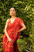 Hibiscus Drape Ruffle Saree