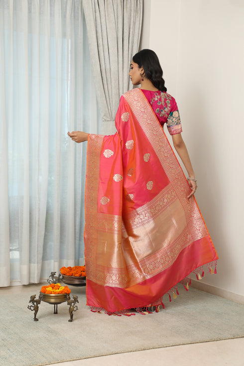 Pushkar Handwoven Silk Saree