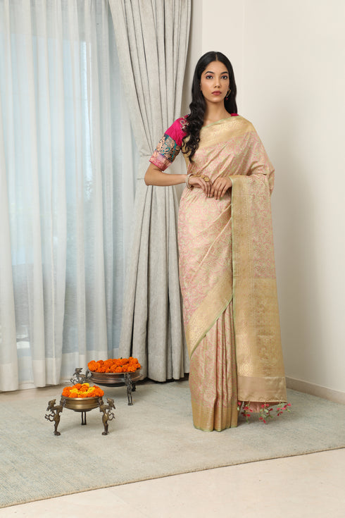 Auli Handwoven Silk Saree