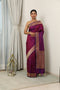 Kalibagan Handwoven Silk Saree