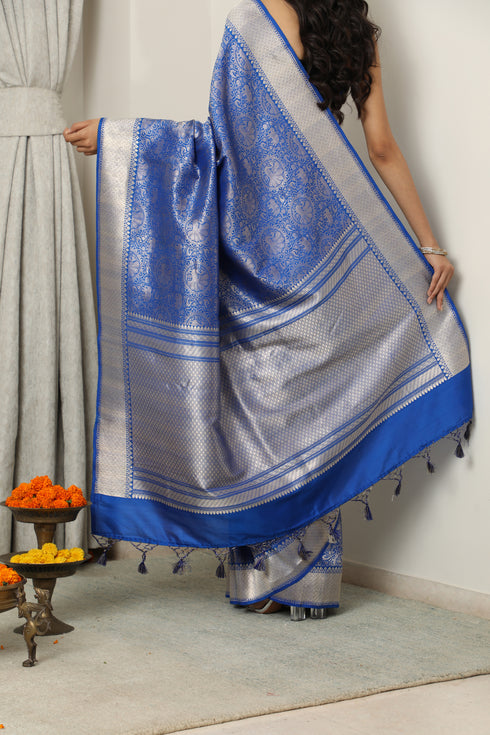 Maheshwar Handwoven Silk Saree