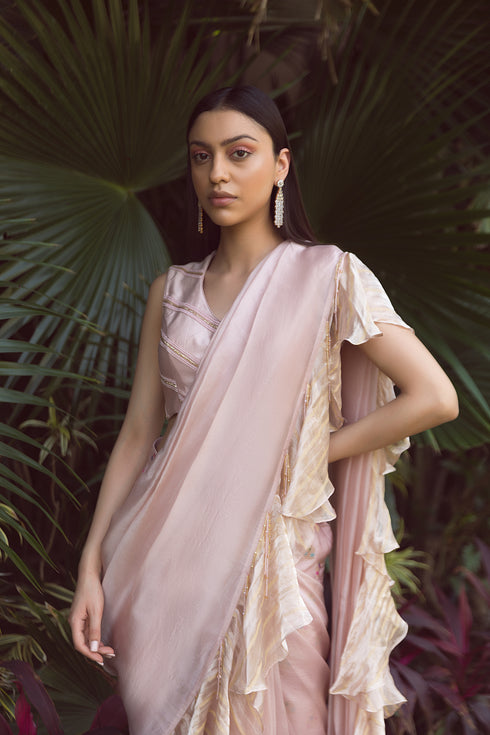 Camellia Silk Drape Saree