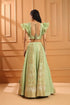 Fern Chikan Lehenga Set