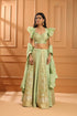 Fern Chikan Lehenga Set