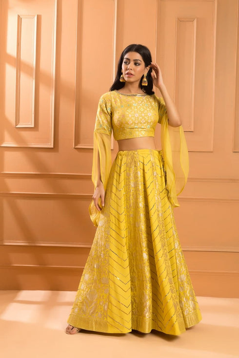 Amber Embroidered Lehenga Set