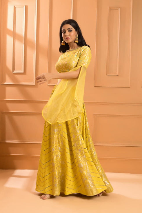 Amber Embroidered Lehenga Set