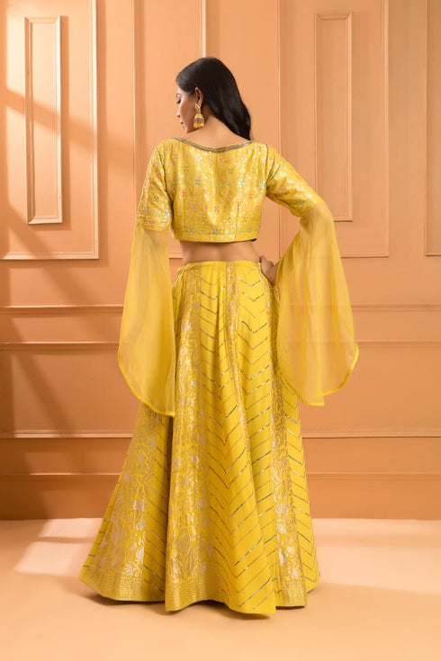 Amber Embroidered Lehenga Set